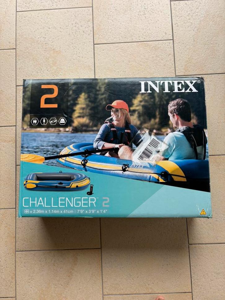 Intex Challenger 2 opblaasboot, Watersport en Boten, Kano's, Gebruikt, Overige typen, Ophalen of Verzenden