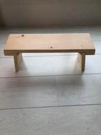 Meditatiebankje naturel vurenhout, Ophalen, Zo goed als nieuw, Overig