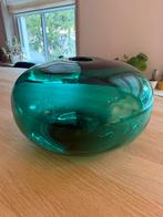 Vintage Stockholm vaas | IKEA | glas groen, Ophalen of Verzenden, Minder dan 50 cm, Groen, Glas