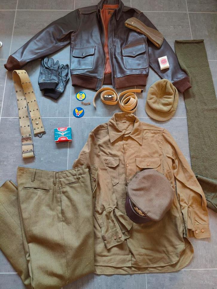 Reproductie lot US c47 piloot, Verzamelen, Militaria | Tweede Wereldoorlog, Luchtmacht, Amerika, Ophalen of Verzenden