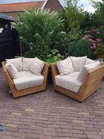 Rotan stoelen, Tuin en Terras, Ophalen, Zo goed als nieuw