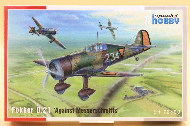 ROWASP | Special Hobby 1/72 Fokker D 21 Against Messerschmit, Hobby en Vrije tijd, Modelbouw | Vliegtuigen en Helikopters, Nieuw