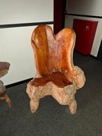 meubel, Huis en Inrichting, Stoelen, Ophalen, Gebruikt, Twee, Bruin