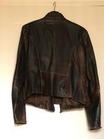 Leren jasje, Kleding | Dames, Ophalen of Verzenden, Zo goed als nieuw, Maat 42/44 (L), Bruin