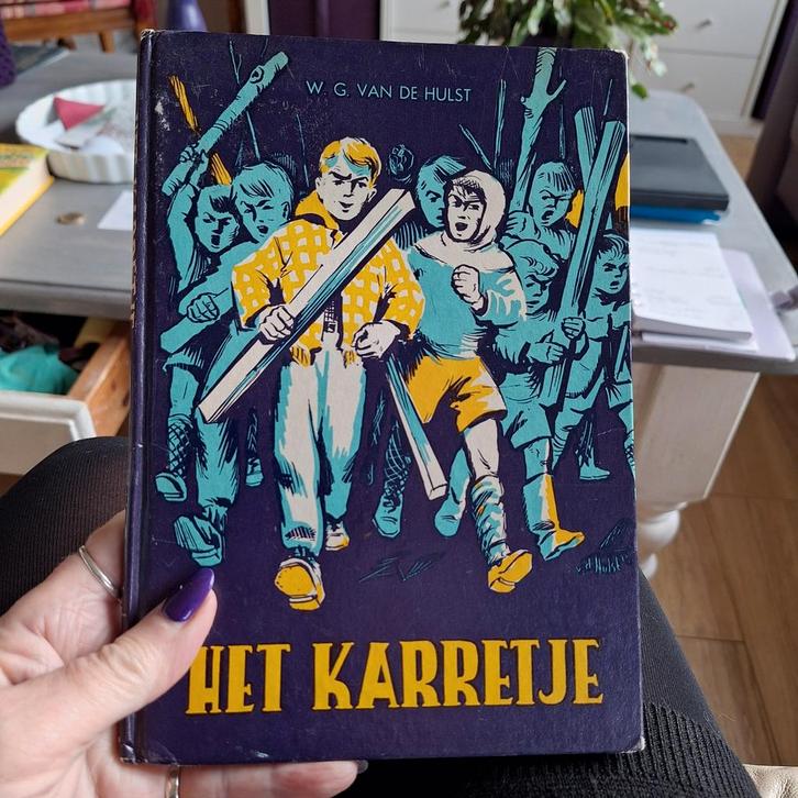 Het karretje, Boeken, Kinderboeken | Jeugd | onder 10 jaar, Gelezen, Fictie algemeen, Ophalen of Verzenden