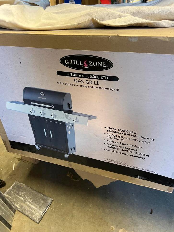 Grill Zone Gasbarbecue - Nieuw in doos!, Tuin en Terras, Gasbarbecues, Nieuw, Ophalen