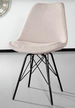 Set van 4 Viga Eetkamerstoelen – Beige Teddy, Huis en Inrichting, Stoelen, Ophalen, Overige materialen, Overige kleuren, Nieuw