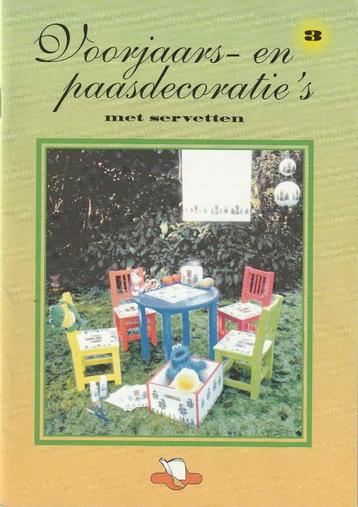 Voorjaars- en paasdecoraties met servetten"" beschikbaar voor biedingen