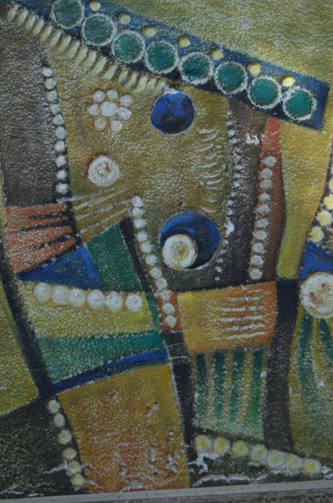 Bijzonder werk Louis Heymans, mindere staat piepschuim!, Antiek en Kunst, Kunst | Schilderijen | Abstract, Ophalen of Verzenden