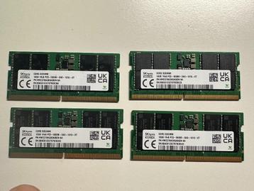 SK HYNIX DDR5 SODIMM 64GB (4x16GB) 5600MHz beschikbaar voor biedingen