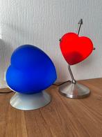 Ikea Lampen Hart  vintage - Valentijn. Rood en  blauw, Ophalen of Verzenden, Zo goed als nieuw, Metaal, Minder dan 100 cm