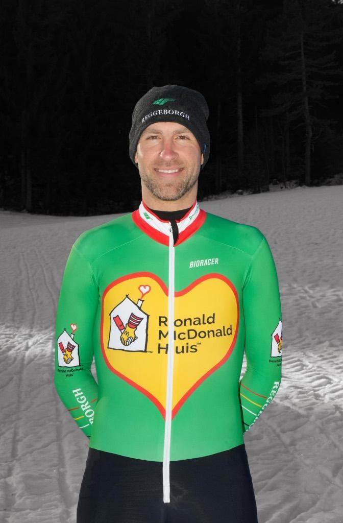 Ronald McDonaldhuis/ Reggeborgh schaatspak - Crispijn Ariens, Kleding | Heren, Sportkleding, Zo goed als nieuw, Overige typen