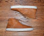 YELLOW CAB - leren halfhoge sneakers Seal tan - maat 42, Kleding | Heren, Schoenen, Overige kleuren, Nieuw, Ophalen of Verzenden