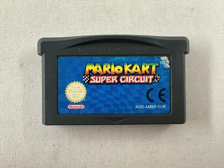Mario Kart Super Circuit Nintendo Gameboy Advance - GBA, Spelcomputers en Games, Games | Nintendo Game Boy, Gebruikt, Racen en Vliegen