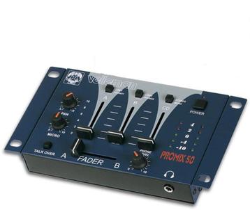 Velleman Promix 50 3-kanaals stereomixer incl. adapter beschikbaar voor biedingen