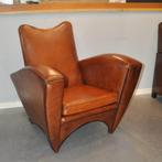 Nieuw gestoffeerd! Bart van Bekhoven in schapenleer., Huis en Inrichting, Fauteuils, Ophalen, Minder dan 50 cm, Nieuw, Leer
