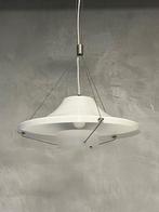 Jaren 70 hanglamp vintage design retro lamp wit kunststof, Huis en Inrichting, Lampen | Hanglampen, Ophalen, Gebruikt, Vintage