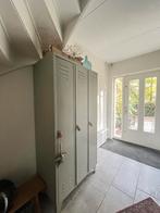 Vintage Metalen Locker Kast - Industrieel Design, Huis en Inrichting, Ophalen of Verzenden, Gebruikt