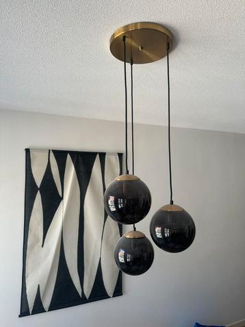 Hang lamp glazen bollen