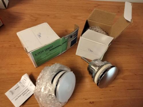 Ben Fixed niet-afsluitbare wastafelplug 3 stuks chroom, Doe-het-zelf en Verbouw, Sanitair, Nieuw, Wastafel, Chroom, Koper, Ophalen of Verzenden