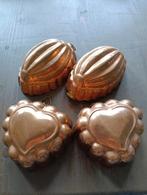 Koperen Bakvormen Set, Ophalen of Verzenden