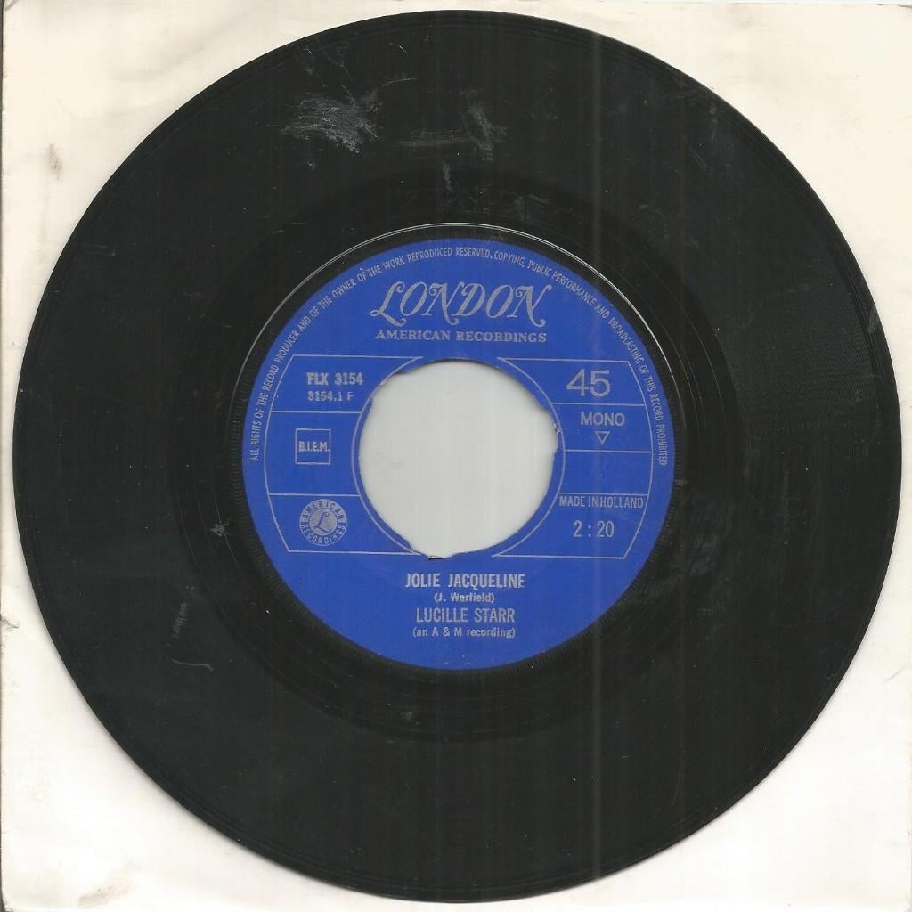 Lucille Starr – Jolie Jacqueline (1965), Gebruikt, 7 inch, Single, Ophalen of Verzenden