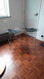 Vintage draadstaal Barkruk Bertoia Knoll 2x, 2 krukken, Ophalen, 60 tot 90 cm