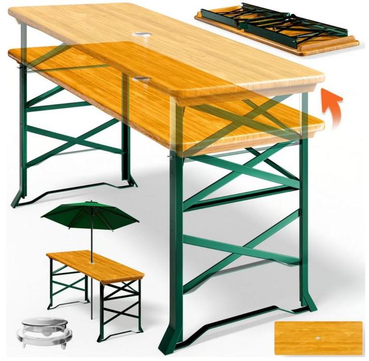 Verstelbare Biertafel Statafel Eettafel GRATIS BEZORGD!, Caravans en Kamperen, Kampeermeubelen, Campingtafel, Verzenden
