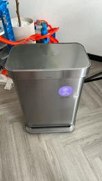 Simplehuman vuilnisbak, Ophalen, Gebruikt, Minder dan 50 cm