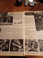 Artikel handweven Het Paapje Voorschoten  1949, Ophalen of Verzenden, 1940 tot 1960, Knipsel(s)