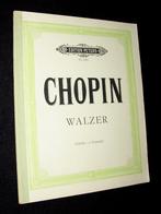 Chopin - Walzer - Scholtz - v. Pozniak (Edition Peters Nr. 1, Piano, Gebruikt, Ophalen of Verzenden, Klassiek