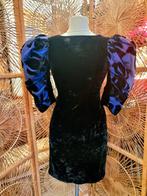 YatvaVintage: YV4453: Vintage 80's Victor Costa Dress, Zwart, Ophalen of Verzenden, Knielengte, Gedragen