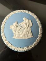 Wedgwood dekseldoosje Jasperware blauw, Ophalen of Verzenden
