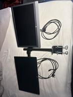 Elite Display E240 & e240c monitor inclusief Newstar houder, Computers en Software, Monitoren, Ophalen of Verzenden, Zo goed als nieuw