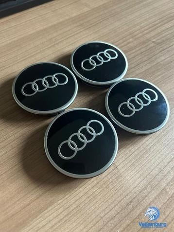 ORIGINELE Audi Sport naafkap naafdop set zwart  beschikbaar voor biedingen