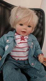 Prachtige pop Michelle van Doris Stannat 60 cm, Verzamelen, Poppen, Ophalen of Verzenden, Zo goed als nieuw, Pop, Levensecht of Reborn