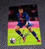 Foto Kylian Mbappe met handtekening (print) # PSG Paris SG, Verzenden, Nieuw, Buitenlandse clubs, Overige typen