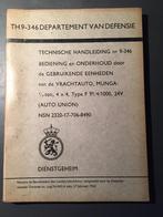 TH 9-346 Technische Handleiding MUNGA, Landmacht, 1945 tot heden, Ophalen, Gelezen