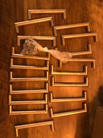 Rvs handgrepen keuken 128 mm 18stuks, Doe-het-zelf en Verbouw, Hang- en Sluitwerk, Ophalen of Verzenden, Gebruikt, Rvs, Klink of Kruk