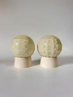 Vintage plafondlamp Thabur creme kleur 2 te koop, Ophalen of Verzenden, Zo goed als nieuw, Overige materialen