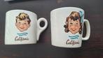 Vintage Jaren 50 (soep) beker California jongen en meisje, Verzamelen, Retro, Ophalen of Verzenden, Huis en Inrichting
