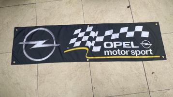 OPEL SPORT BANNER 45X180 MET BEVESTIGGINGS OGEN beschikbaar voor biedingen