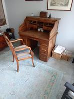 Vintage rolluik bureau
/ secretaire., Ophalen, Gebruikt