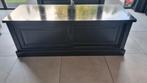 TV Kast-zwart- met Schuifdeuren, Ophalen, Gebruikt, 100 tot 150 cm, Minder dan 100 cm