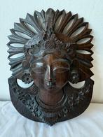 Masker hout vrouw Indisch Indonesisch, Ophalen of Verzenden