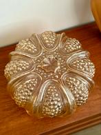 Vintage plafonniere, Ophalen of Verzenden, Zo goed als nieuw, Glas