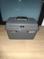 Delsey beautycase, donkergrijs., Ophalen of Verzenden, Gebruikt