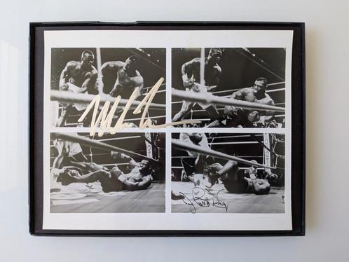 Mike Tyson & Buster Douglas gesigneerd, inc foto bewijs!, Verzamelen, Muziek, Artiesten en Beroemdheden, Zo goed als nieuw, Foto of Kaart