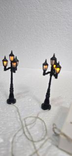 Lemax lantaarnpalen kerstdorp kerst Luville dickensville, Ophalen of Verzenden