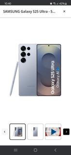 Samsung Galaxy S25 Ultra Blauw - 512GB, Ophalen, Blauw, Touchscreen, Nieuw